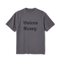 HOMBRE NINO / S/S PRINT TEE (VOICES SCARY) / C.GRAY