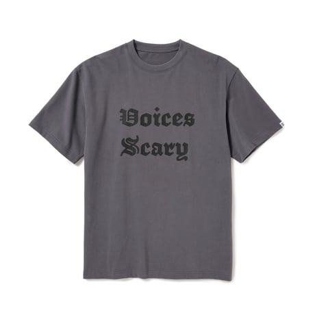 HOMBRE NINO / S/S PRINT TEE (VOICES SCARY) / C.GRAY