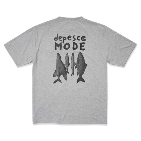 GARBAGE / POCKET TEE (DEPESCE MODE) / ASH GREY (BLACK PRINT)