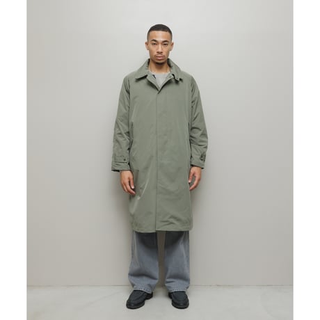 BAL / x TAION BALMACAAN COAT WITH DETACHABLE DOWN VEST / CARBON