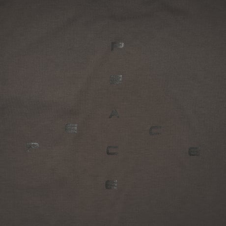 GARBAGE / POCKET TEE (BIG PEACE) / C.GREY (BLACK PRINT)