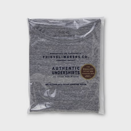 PHIGVEL MAKERS & Co. / NAVAL TEE / TOP GRAY