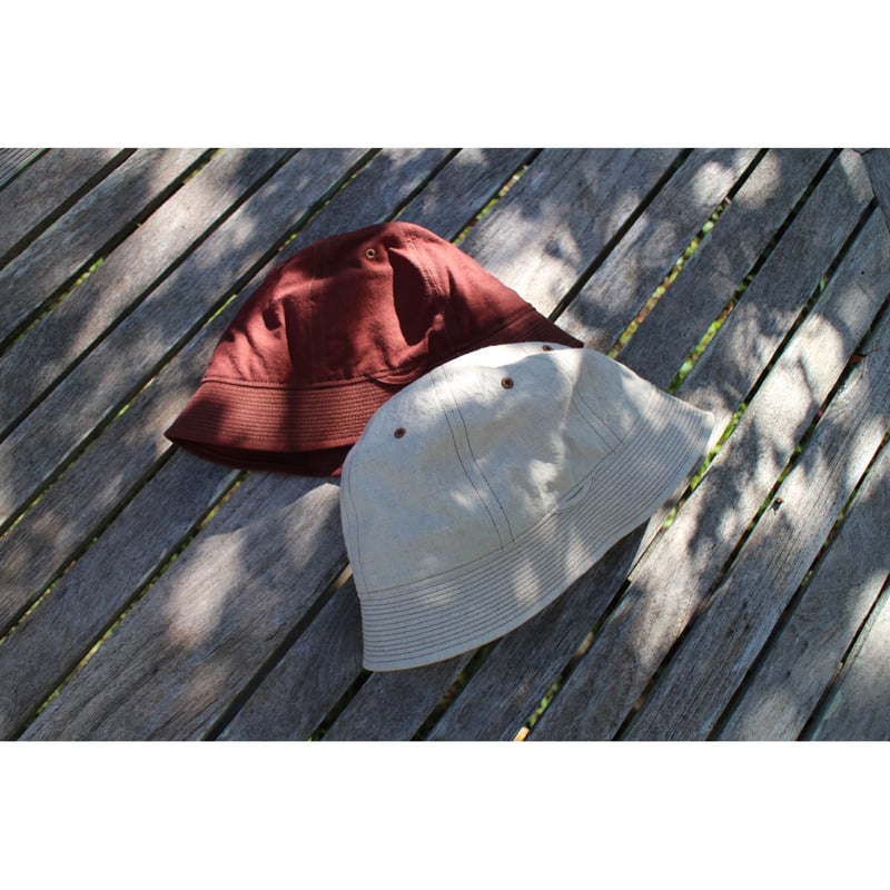 帽子 NOROLL WASHI BUCKET HAT DARKEST BROWN WASHI BUCKET HAT – DEVELOPMENT BY NOROLL