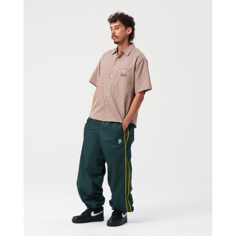 BoTT / MULTI CHECK S/S SHIRT / LIGHT BROWN
