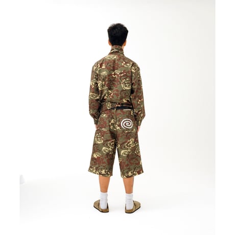SOL soonerorlater / COTTON RIPSTOP BAGGY SHORTS / CAMO