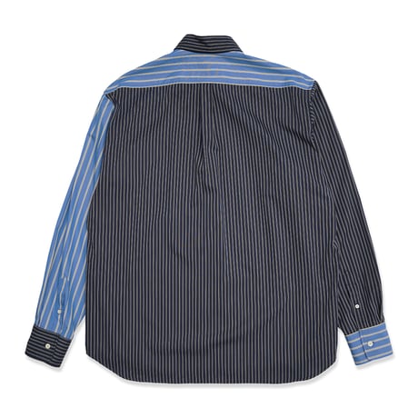 HOMBRE NINO / CRAZY PATTERN VENTILATION SHIRT / BLUE / NAVY