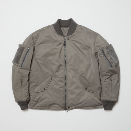 BAL / NYLON TWILL BOMBER / ANTHRACITE