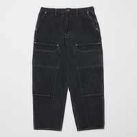 BAL / LOOSE FIT DENIM WORK PANT / BLACK