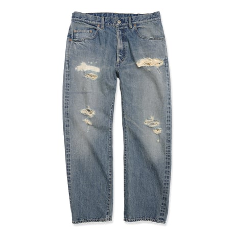 HOMBRE NINO / DISTRESSED 5 POCKET PANTS / INDIGO