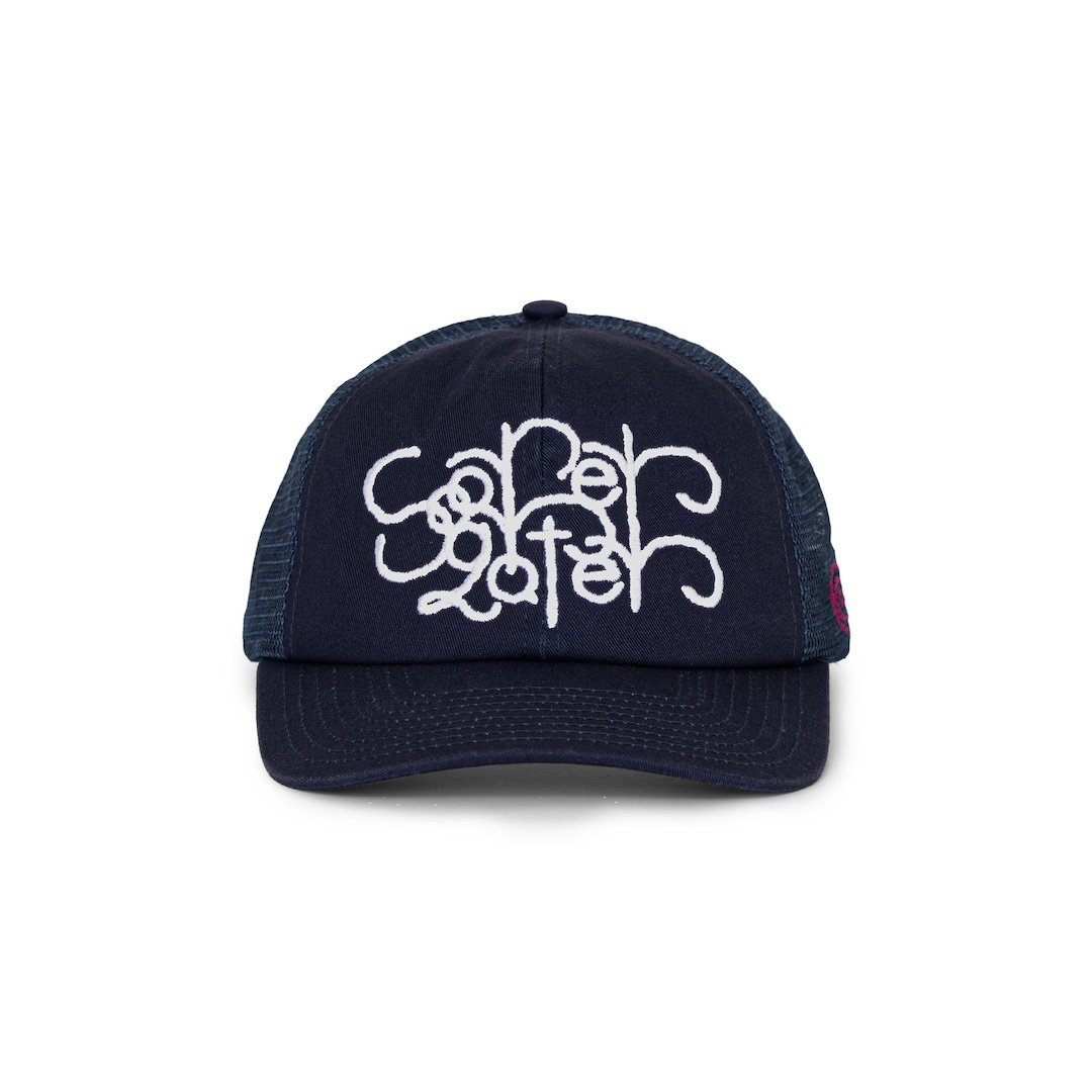 SOL soonerorlater / STEM LOGO MESH CAP / NAVY |