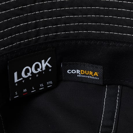 LQQK STUDIO / CORDURA@ BELLCAP HAT / BLACK