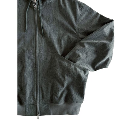 COMFORTABLE REASON / PIGMENT COATING HOODED JACKET / OLIVE