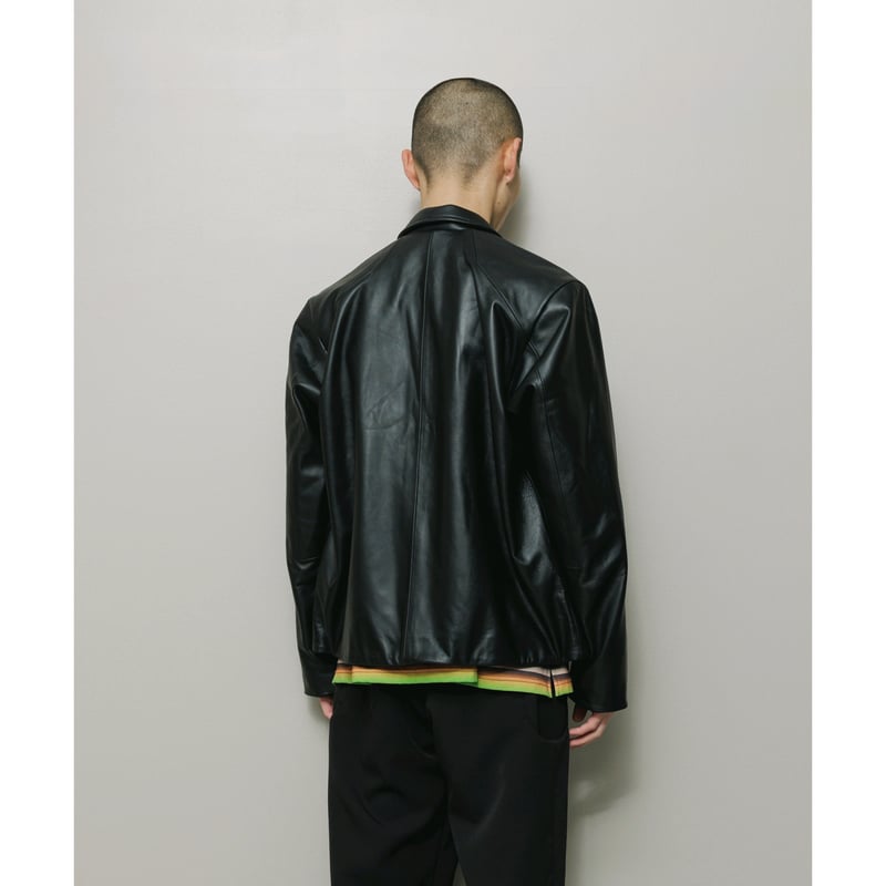 BAL / TECH LEATHER ZIP JACKET / BLACK | Sophomore