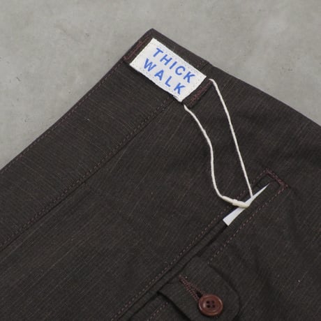 NOROLL / THICK WALK N.WEATHER PANTS / DERKEST BROWN
