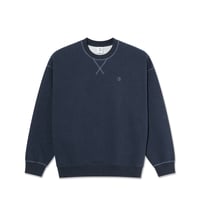 POLAR SKATE CO. / FRANKIE CREWNECK / NAVY MELANGE