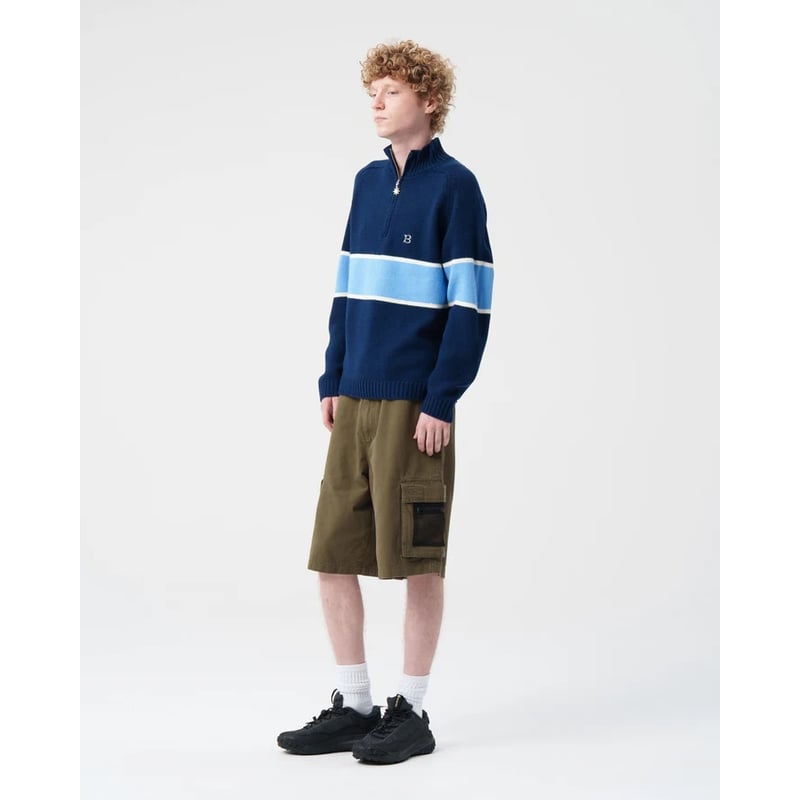 BoTT・HALF-ZIP DS KNIT BoTT Half-Zip Drivers Knit ボットの正規取り扱いオンライン