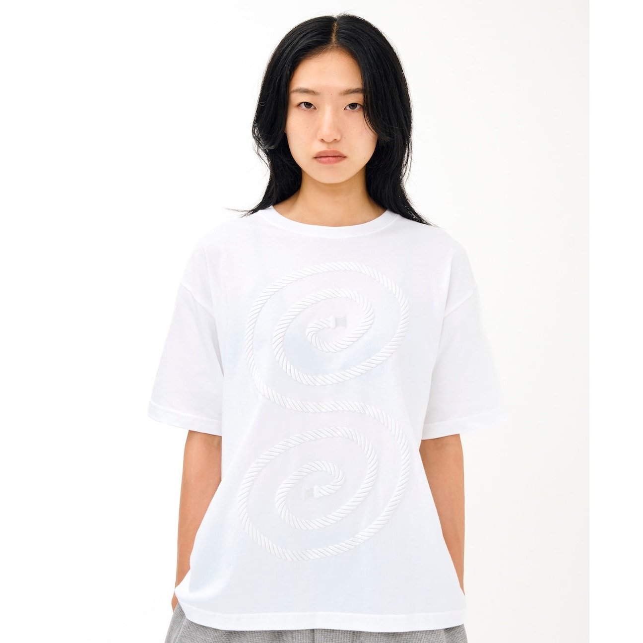 SOL soonerorlater / ROPE LOGO TEE / BLACK | Sop