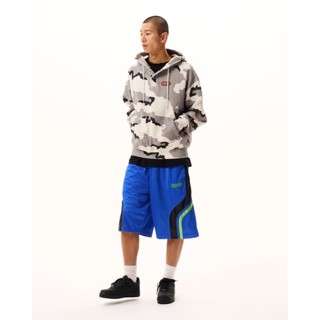 BoTT / HEN-LEY NECK CAMO HOODIE / GREY