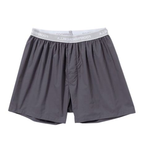 ALWAYTH / 2 PACK TRUNKS / CHARCOAL & GREY STRIPE