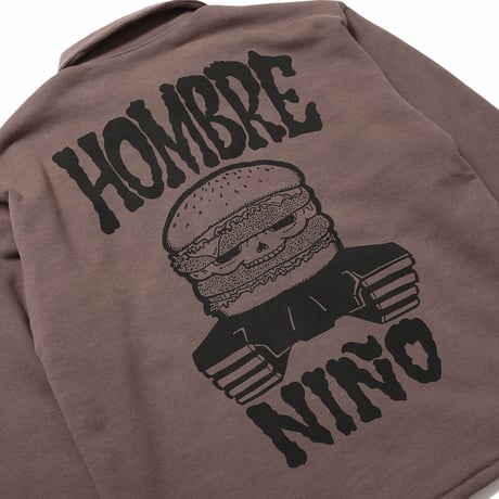 HOMBRE NINO / SWEAT COACH JACKET / BROWN