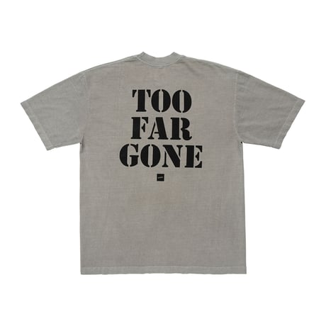 LQQK STUDIO / TOO FAR GONE TEE / CEMENT