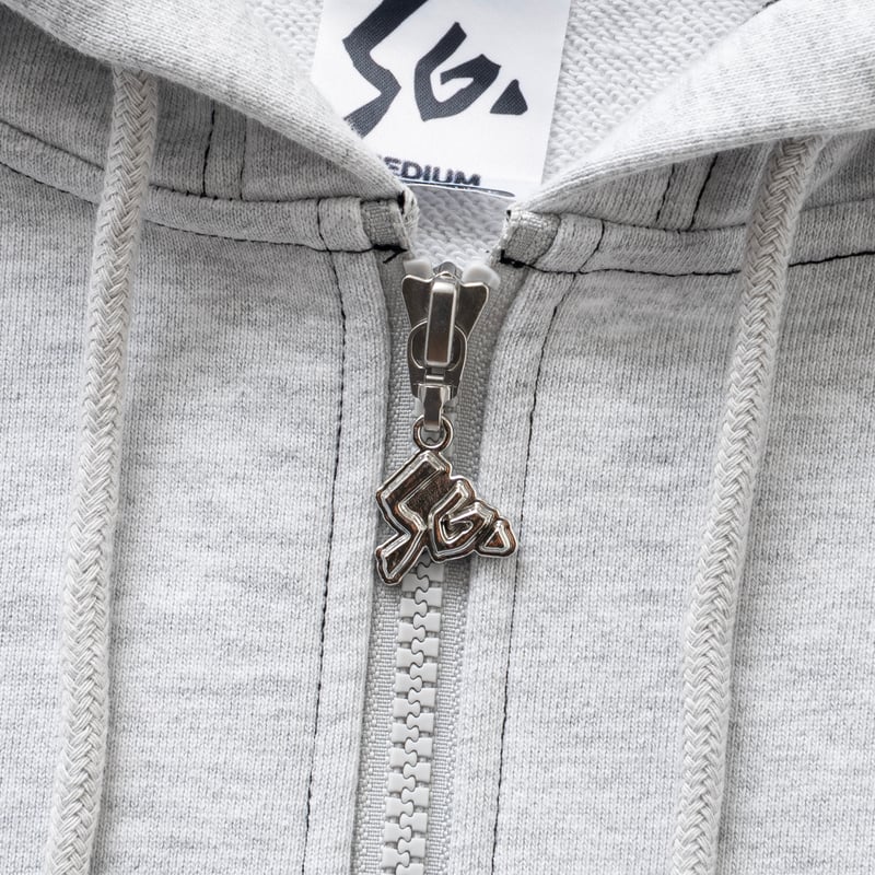 SPECIAL GUEST K.K. / PVC SG LOGO ZIP HOODIE / G