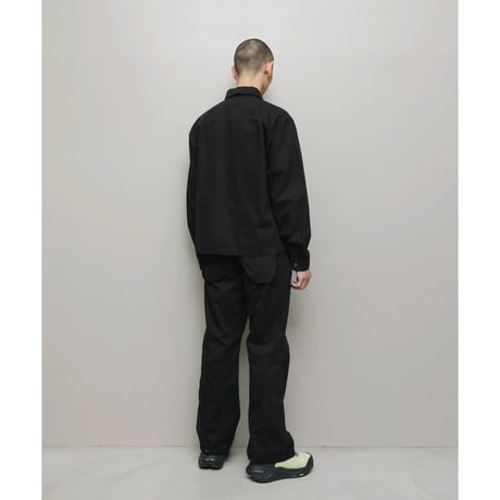 BAL / HERRINGBONE CREW PANT / BLACK