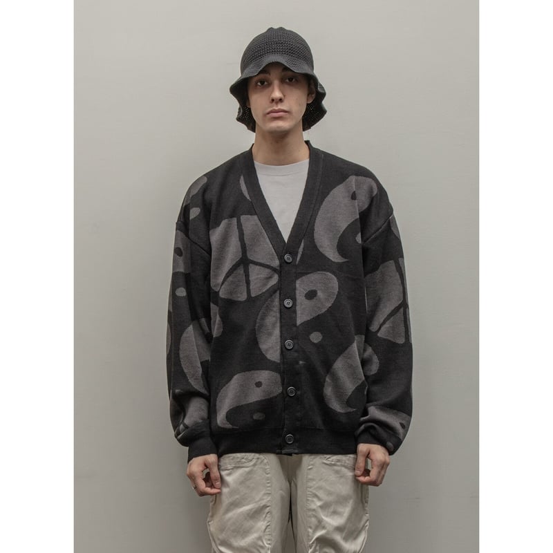 カーディガン BAL JACQUARD RAMIE CARDIGAN BAL / JACQUARD RAMIE CARDIGAN / BLACK | Sophomore