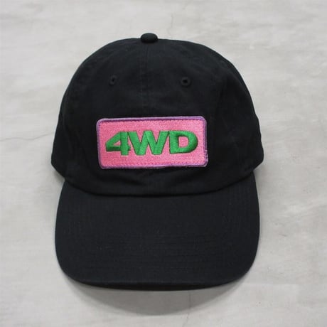 4WD  (4 WORTH DOING) / 4WD LOGO PATCH 5 PANEL HAT / BLACK