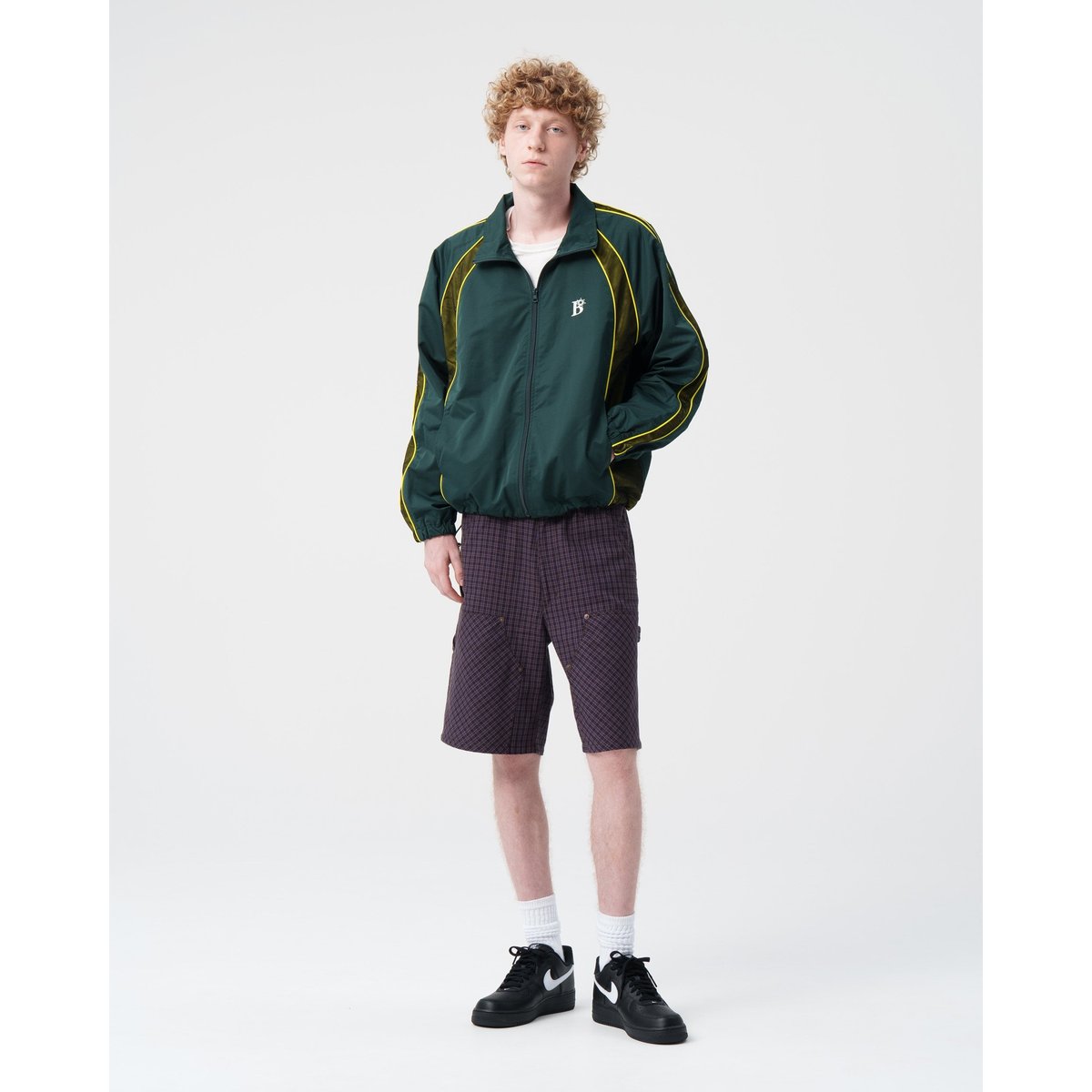 BoTT / PLAID DOUBLE KNEE SHORT / BROWN | Sophomore