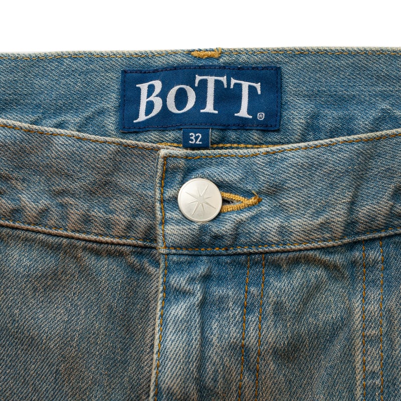 シ*マ様 新品未使用　BoTT Ol’ Dirty Painter Jean s BoTT / OL' DIRTY PAINTER JEAN / WASHED BLUE | S