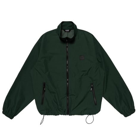 LQQK STUDIO / NYLON TRACK JACKET / GREEN