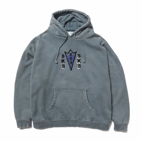 HOMBRE NINO / OVERDYE HOODED PULL OVER / B GREEN