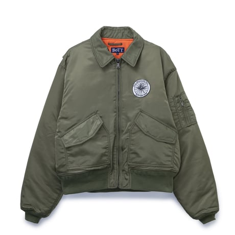 BoTT / NYLON FLIGHT JACKET / OLIVE