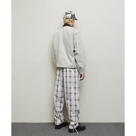 BAL / COTTON CANVAS STEALTH POCKET WORK JACKET / ECRU