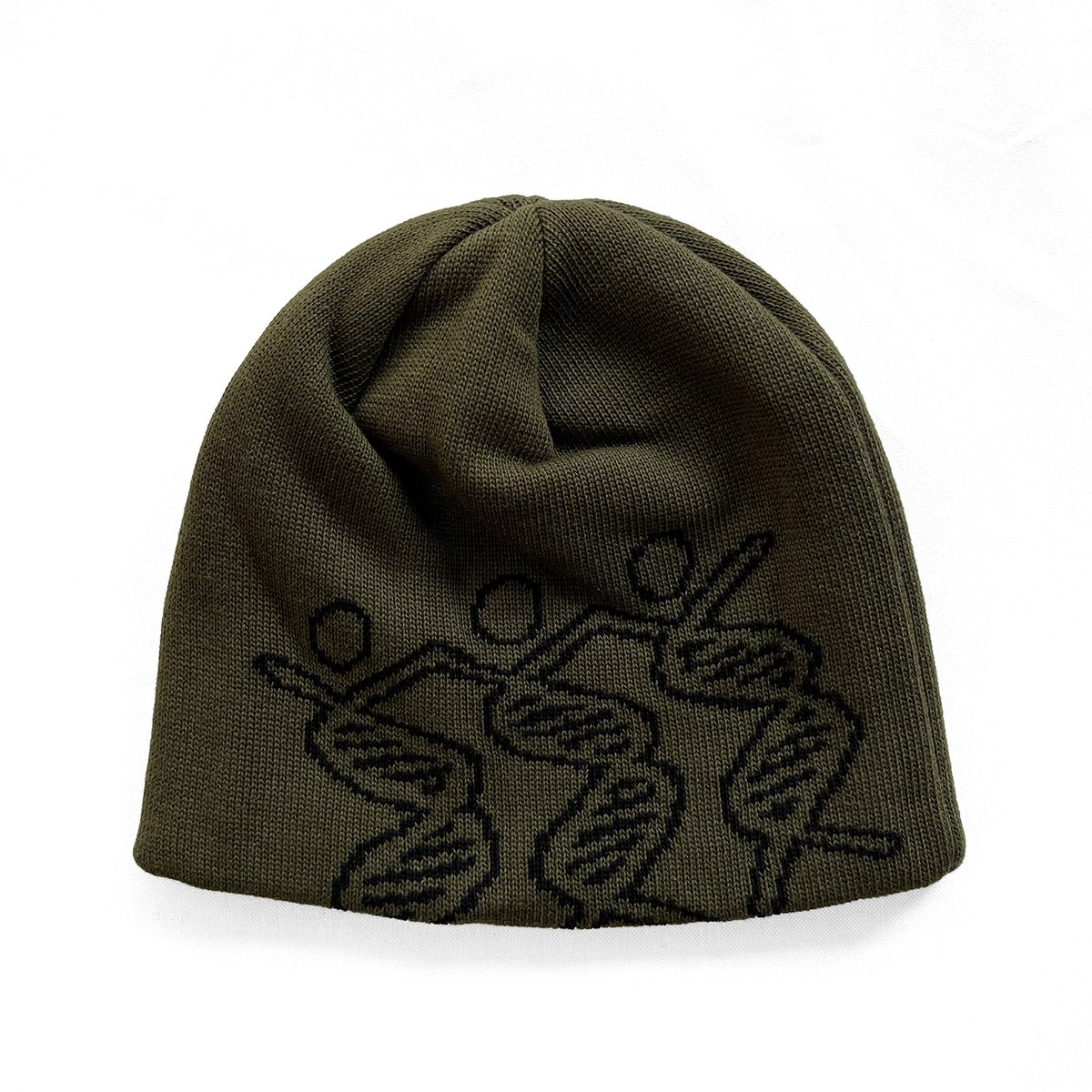 帽子 Dancing DNA Beanie COMFORTABLE REASON / DANCING DNA BEANIE / OLIVE