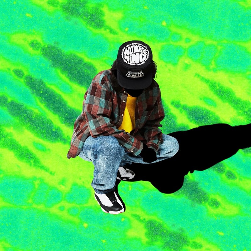 HOMBRE NINO / TIE DYE 5 POCKET PANTS / INDIGO |