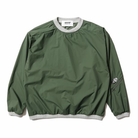 HOMBRE NINO / NYLON PULL OVER SHIRT / O.D