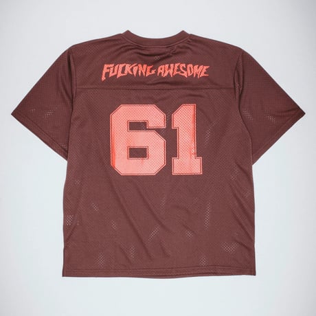 FUCKING AWESOME / STAMP LOGO PRACTICE JERSEY / BROWN