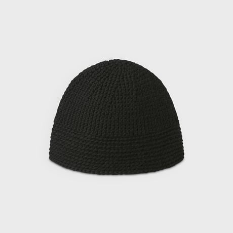 PHIGVEL MAKERS & Co. / HAND KNITTING NAVAL HAT / INK BLACK