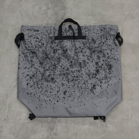ZEPTEPI & Co. / DRIL BAG / LARGE / RAINDROPS / GRAY
