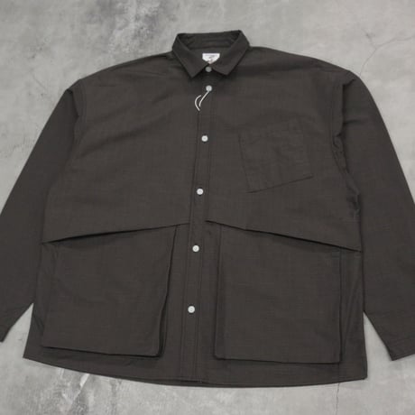 NOROLL / HWR SHIRT / DARKEST BROWN