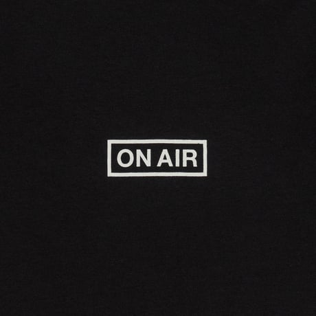 ON-AIR / ON AIR BASIC LOGO S/SL TEE / BLACK