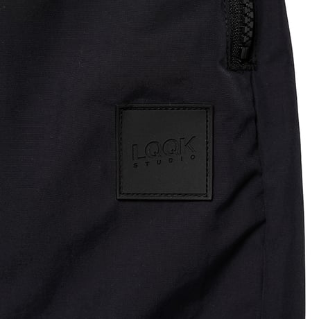 LQQK STUDIO / NYLON TRACK PANTS / BLACK