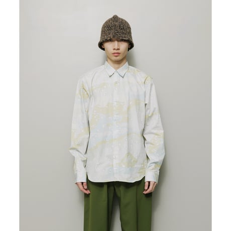 BAL / HALF FLY BUTTON SHIRT / DESERT CAMO