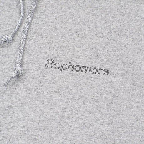 Sophomore / LOGO HOODY / GRAY