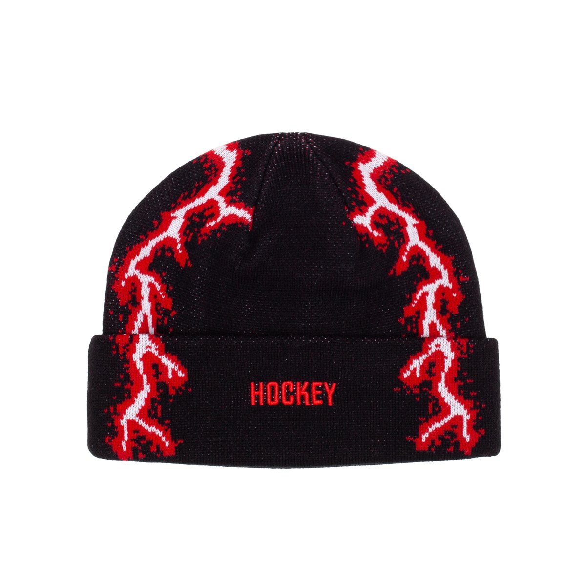 最終価格！Hockey Lightning Beanie /RED HOCKEY / HOCKEY LIGHTNING BEANIE / BLACK / RED