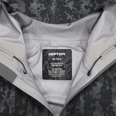 ZEPTEPI & Co. / RAIN JACKET / RAINDROPS / GRAY