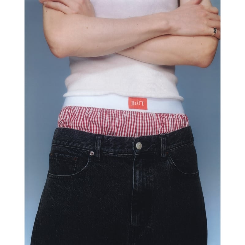 BoTT / GINGHAM BOXER / BLUE & RED | Sophomore