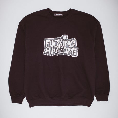 FUCKING AWESOME / PBS CREWNECK / BLACK